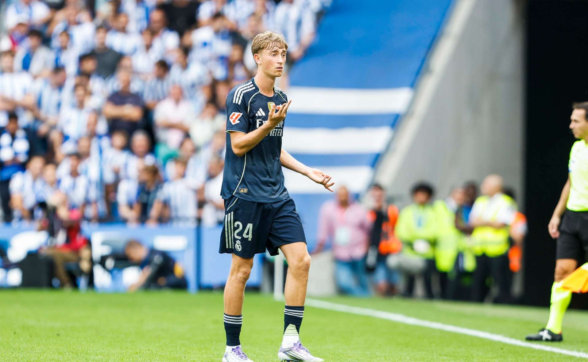 Huijsen, dos expulsiones en nueve partidos con el Real Madrid