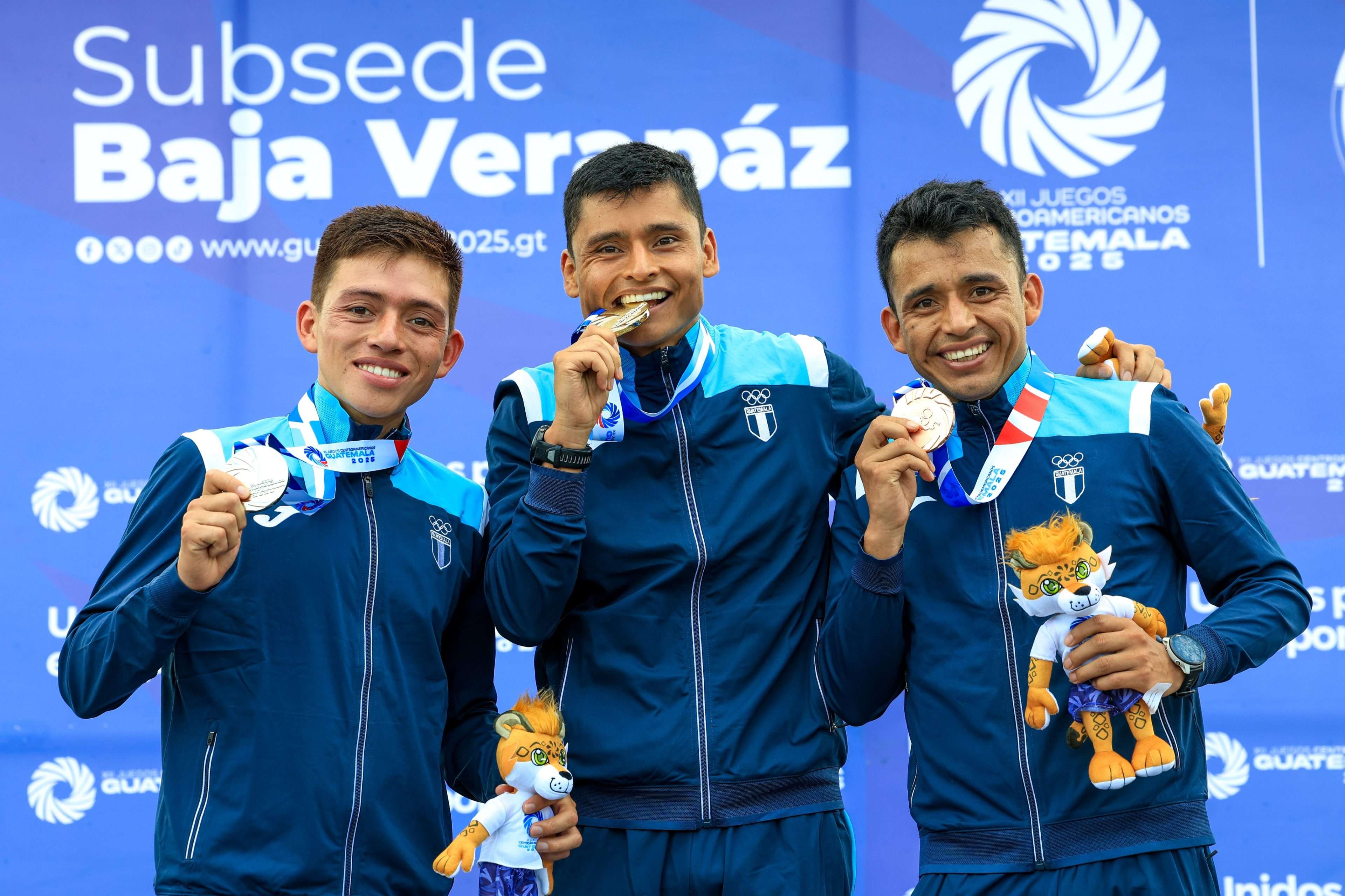 Oro, plata y bronce... ¡todos para Guatemala! Dominio total en la marcha centroamericana