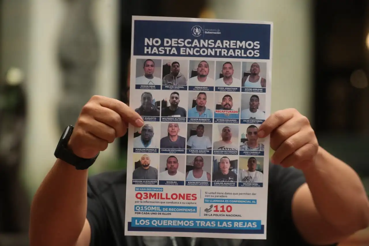 Recompensas por recaptura de prófugos se pagan con impuestos