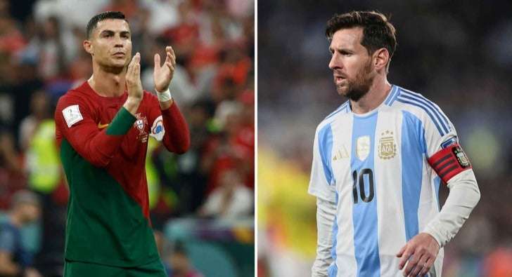 Cristiano Ronaldo y Messi.