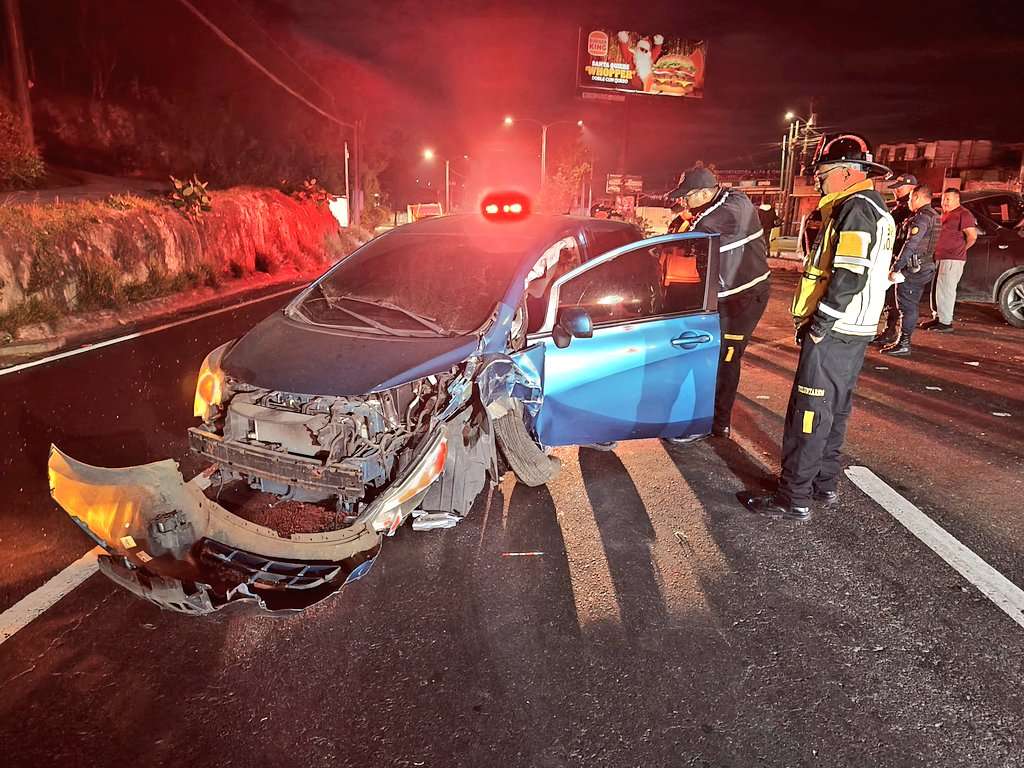 Fuerte colisión en ruta Interamericana complica el paso hacia la capital