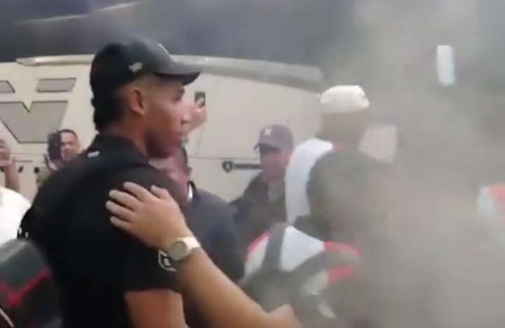 recibimiento a la selección de panamá.