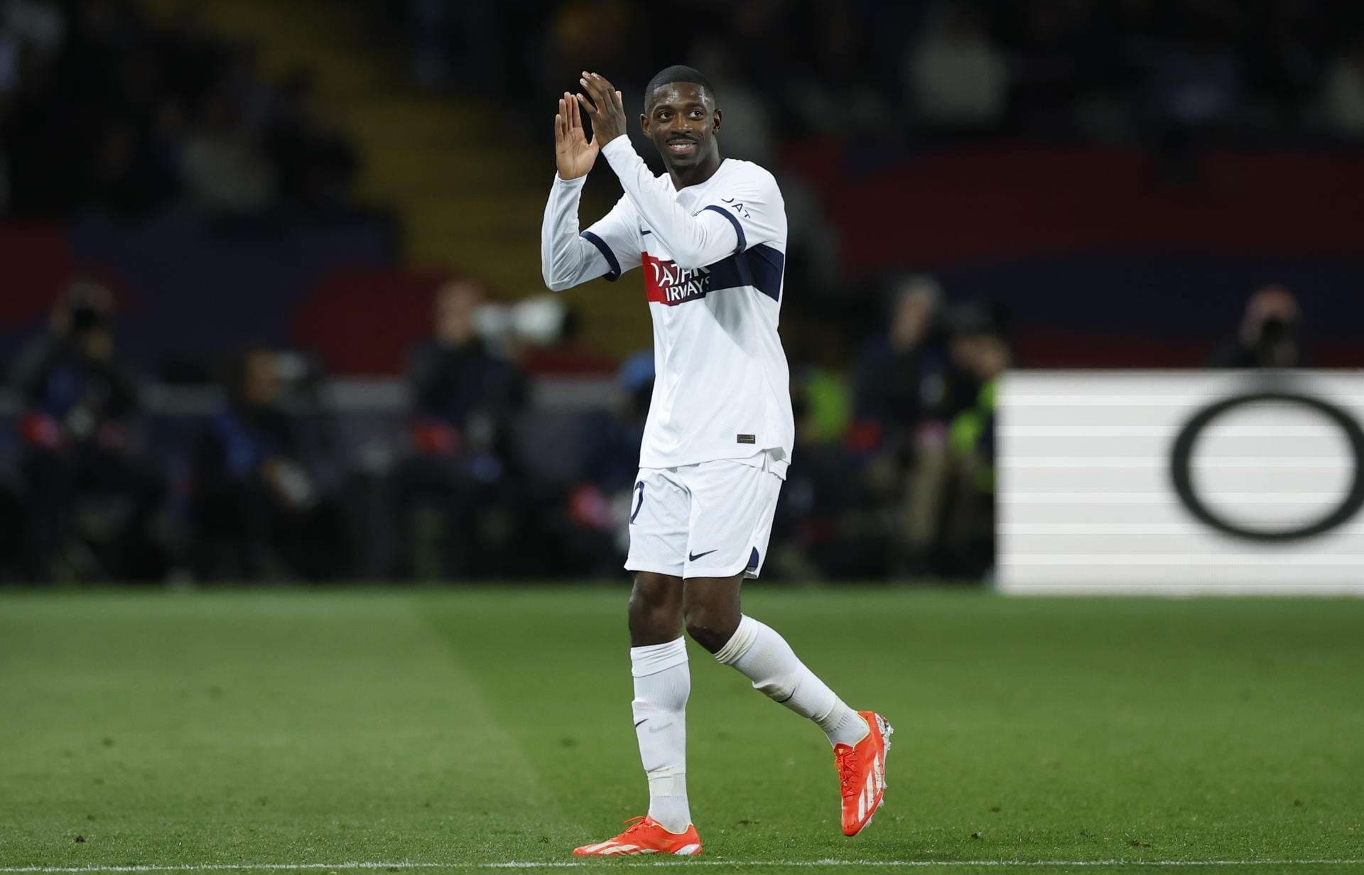 El delantero del PSG, Ousmane Dembélé, elegido el mejor deportista del año en Francia. EFE/Alberto Estévez/Archivo