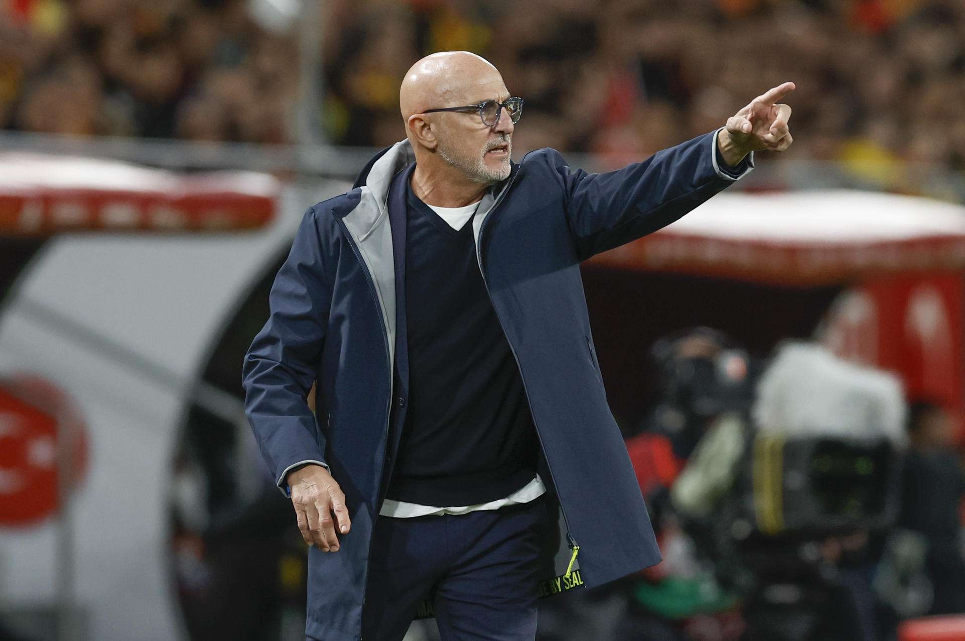 El seleccionador de España, Luis de la Fuente. EFE/Julio Muñoz