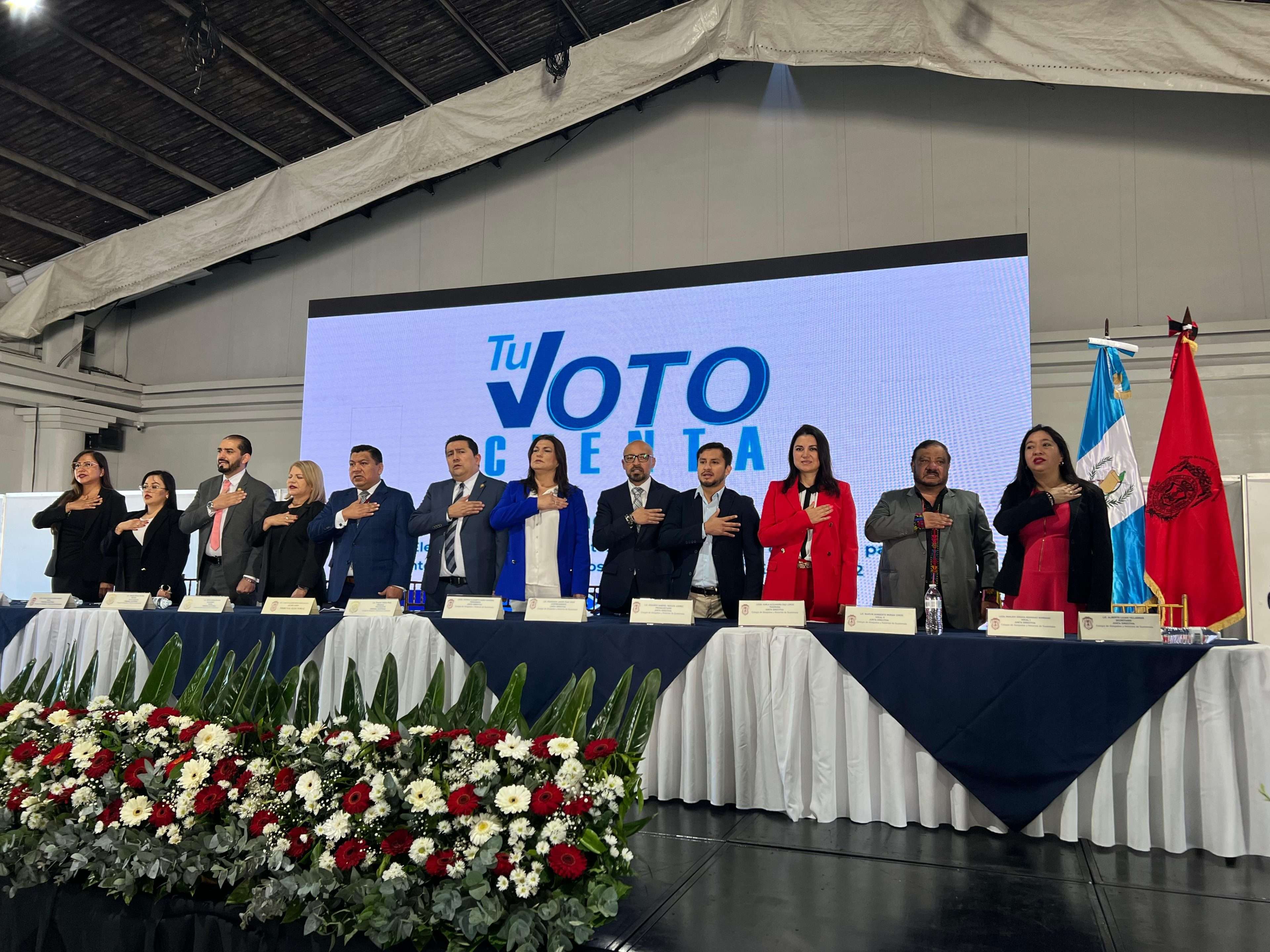 Inicia segunda vuelta de elecciones del CANG con agremiados en filas desde primeras horas