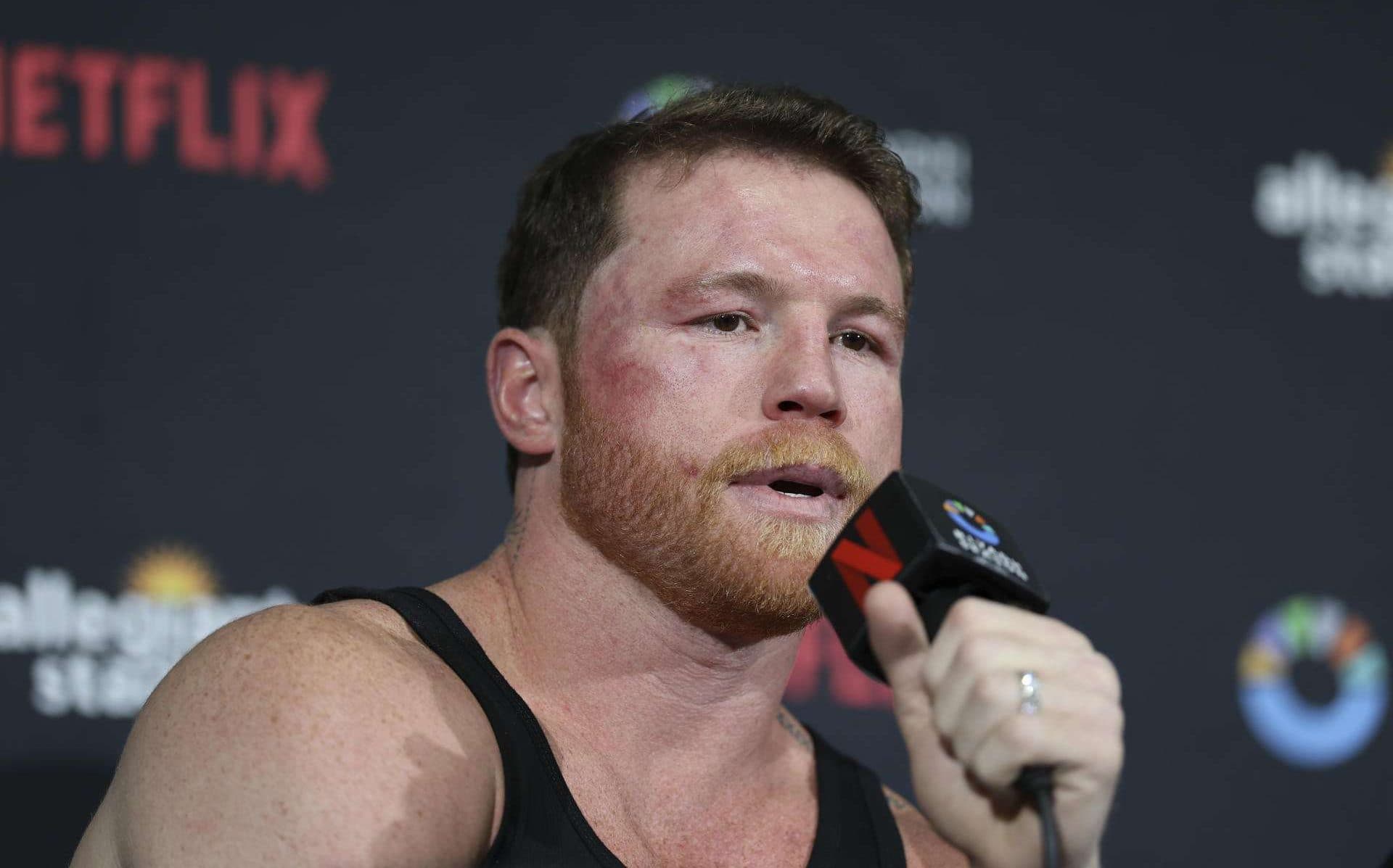 Fotografía de archivo donde aparece el mexicano Saúl 'Canelo' Álvarez. EFE/ Octavio Guzmán