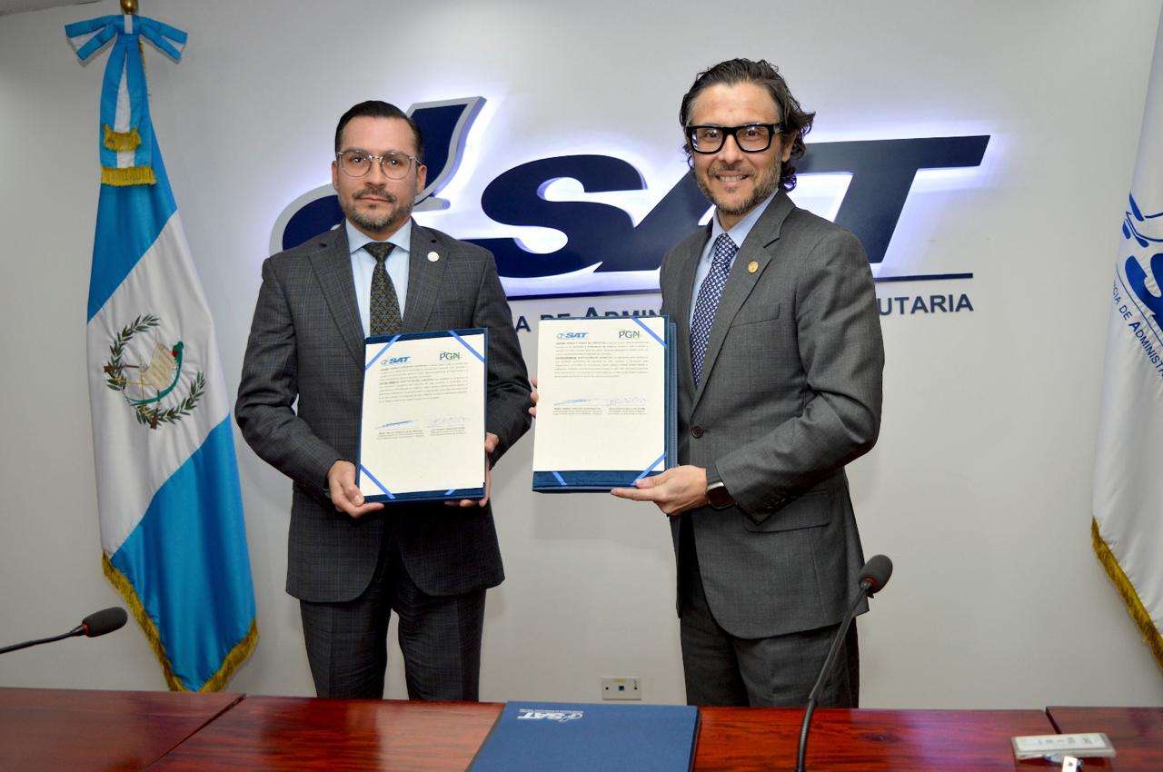 SAT y PGN firman convenio que busca respuestas más ágiles ante emergencias