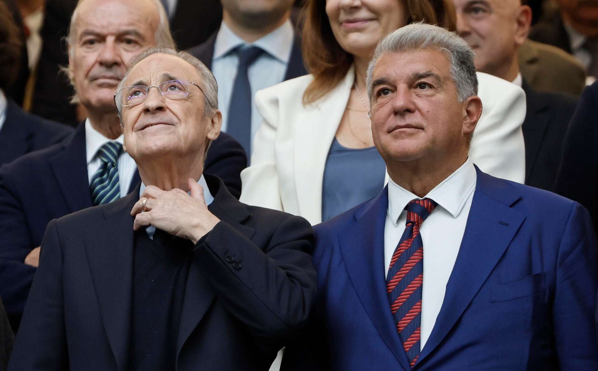 Florentino Pérez y Joan Laporta.
