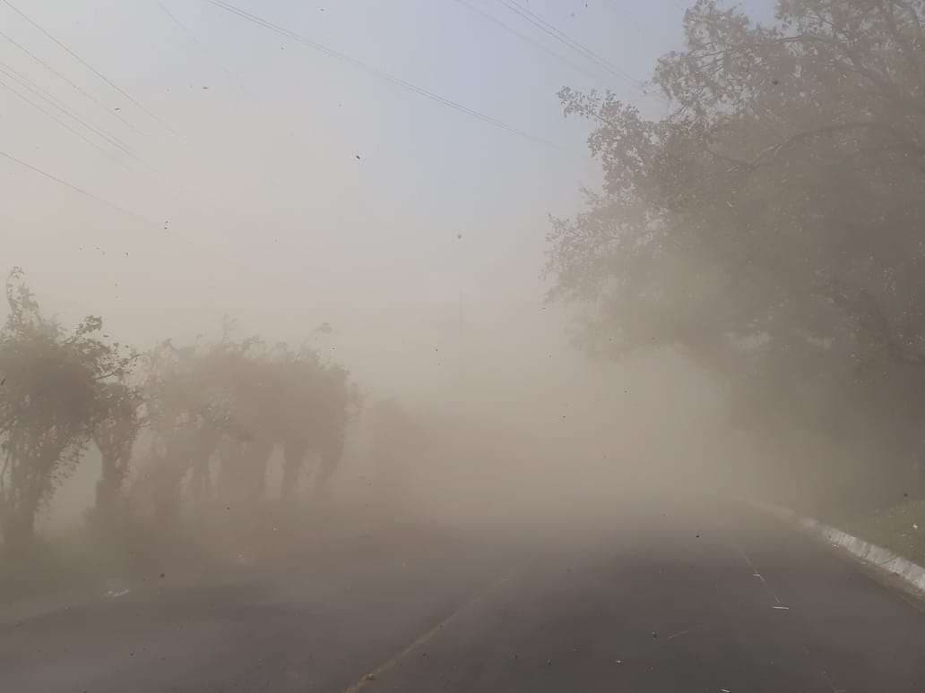 Baja visibilidad y ráfagas fuertes afectan circulación en Escuintla
